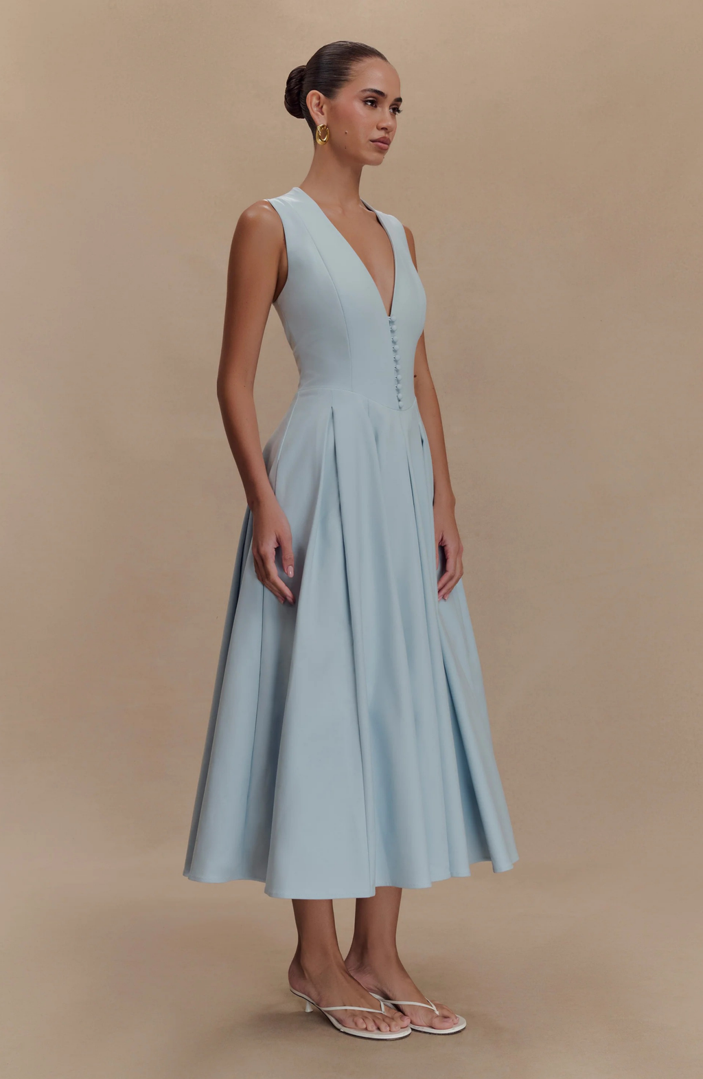 Soft Grace Midi Dress