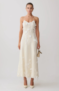 Petal Muse Midi Dress