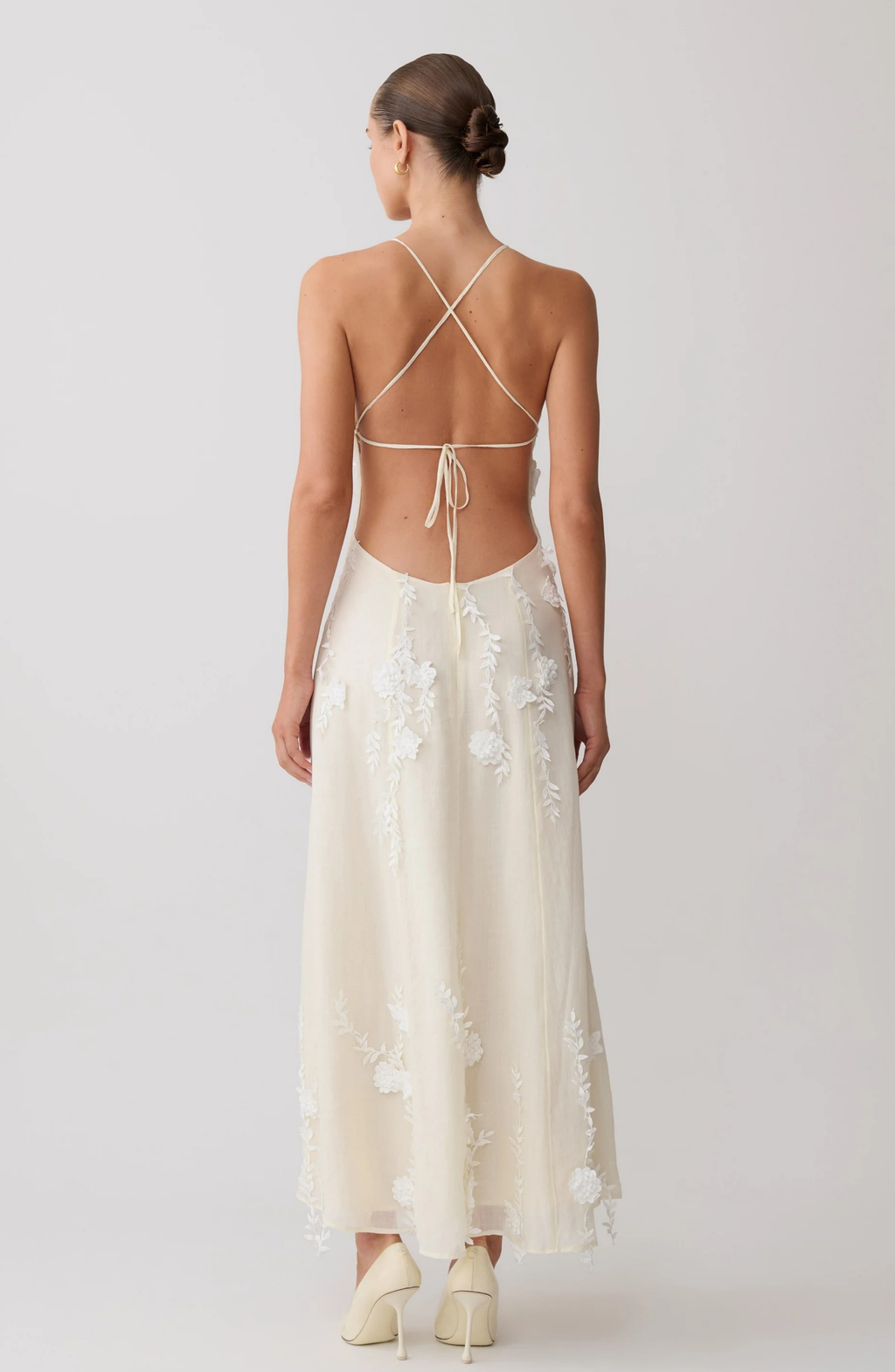 Petal Muse Midi Dress