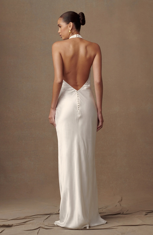 Champagne Glow Maxi Dress