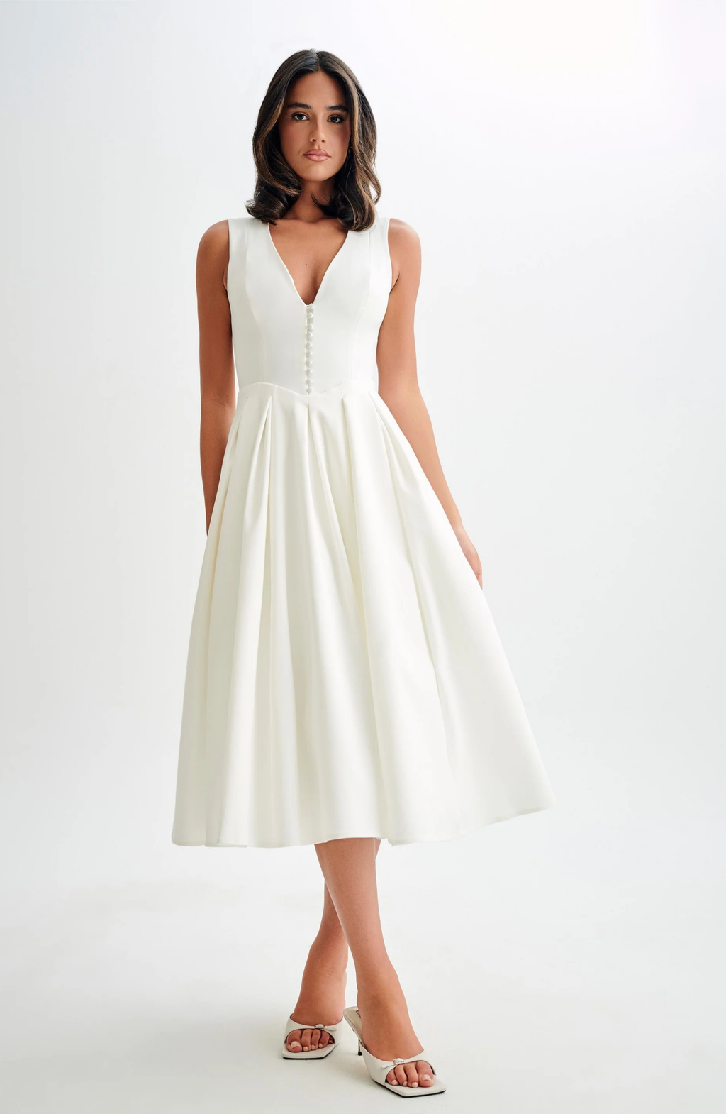 Soft Grace Midi Dress