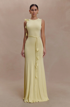 Red Bloom Maxi Dress