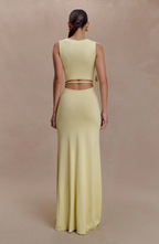 Red Bloom Maxi Dress