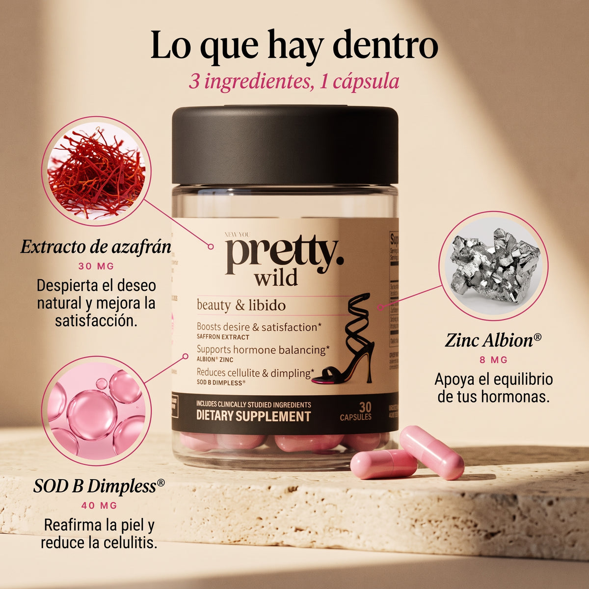 Intima Glow – Cápsulas para Libido y Bienestar Femenino